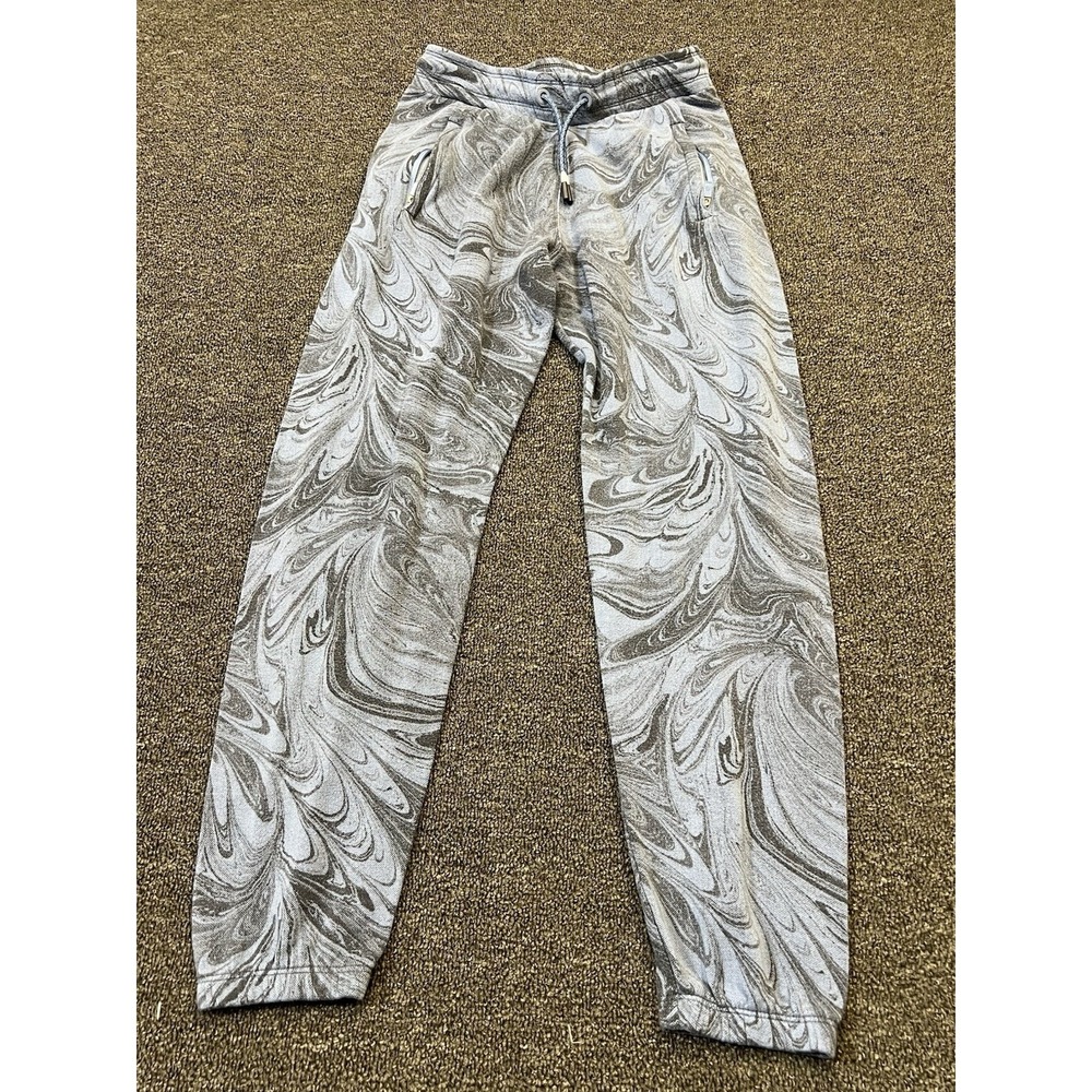 Athleta Girl Warm Up Jogger Womens 24x25 Sumi Marble Blue Soft Comfort Running
